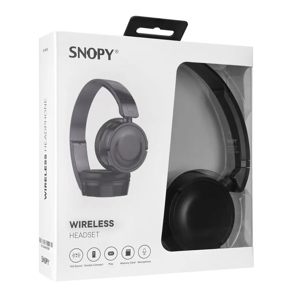 Snopy SN-XBK33 BATTY Siyah TF Kart Özellikli Bluetooth Kulaklık