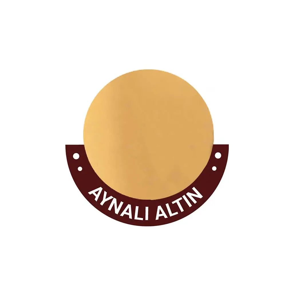 Süblimasyon Aynalı Altın Baskı Metali - 30x60cm