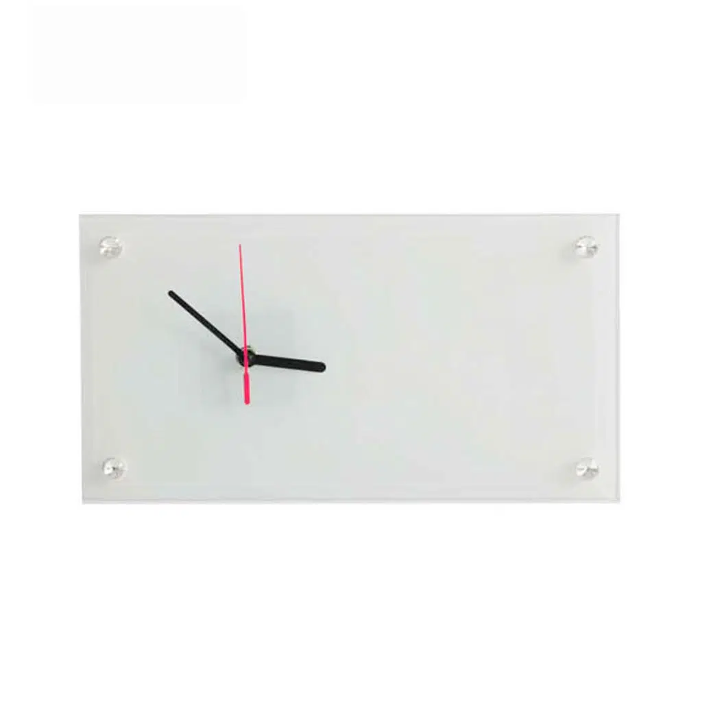 Sublimasyon Cam Saat 16x30x0.5 cm