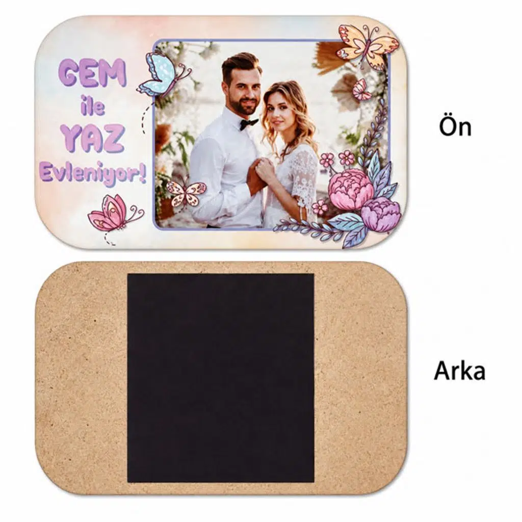 Sublimasyon Eko. MDF Magnet 5x8 cm
