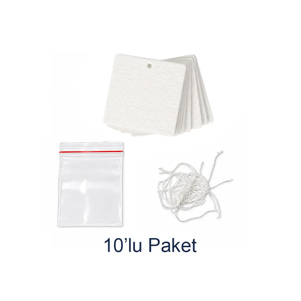 Süblimasyon Keçe Kağıdı Kare - 10'lu Paket