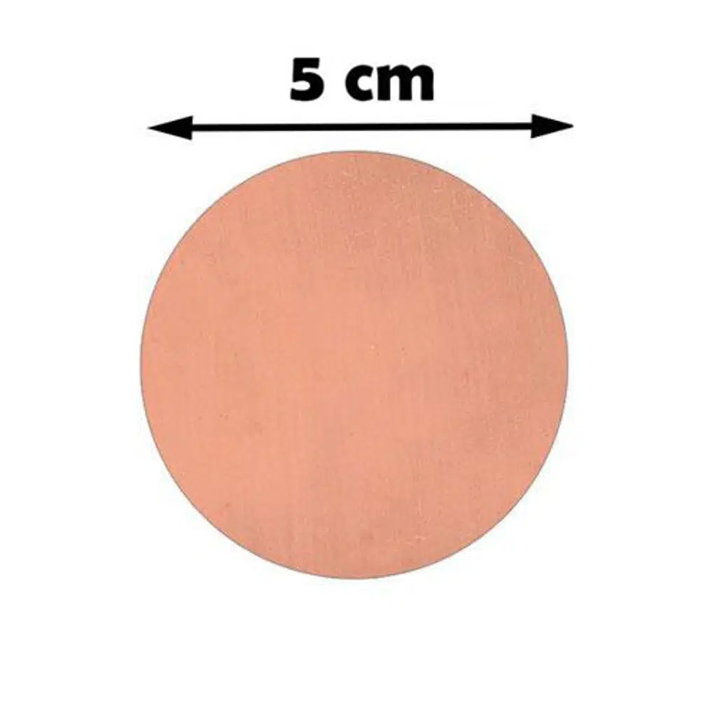 Sublimasyon Madalya Göbeği 5 cm - Bronz