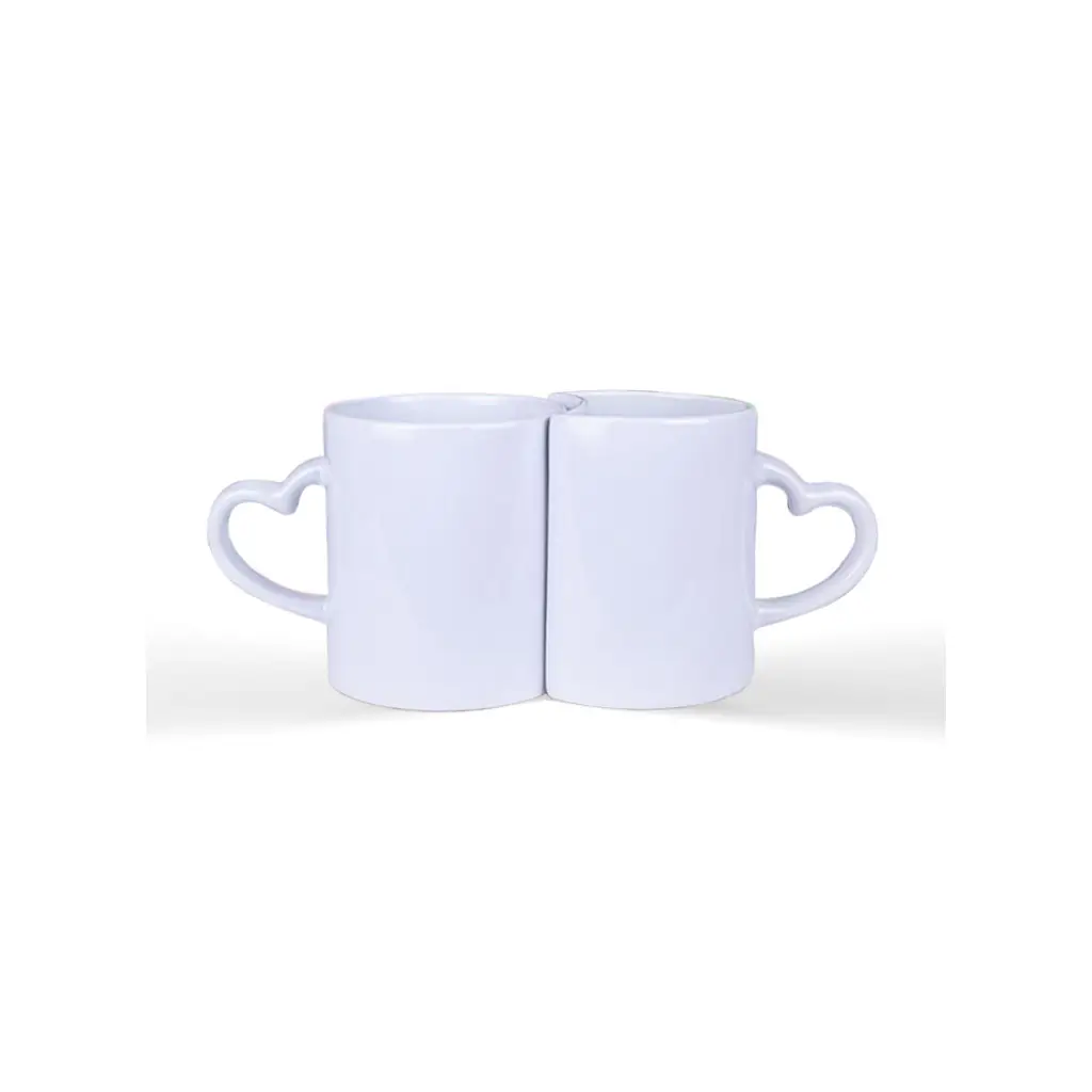 Süblimasyon Porselen Beyaz Sevgili Kupası - Kutulu
