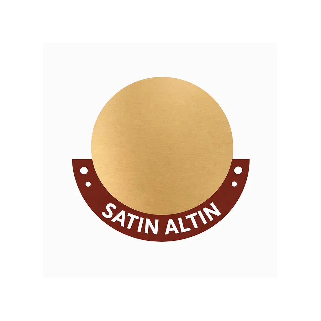 Süblimasyon Satin Altın Baskı Metali - 30x60cm