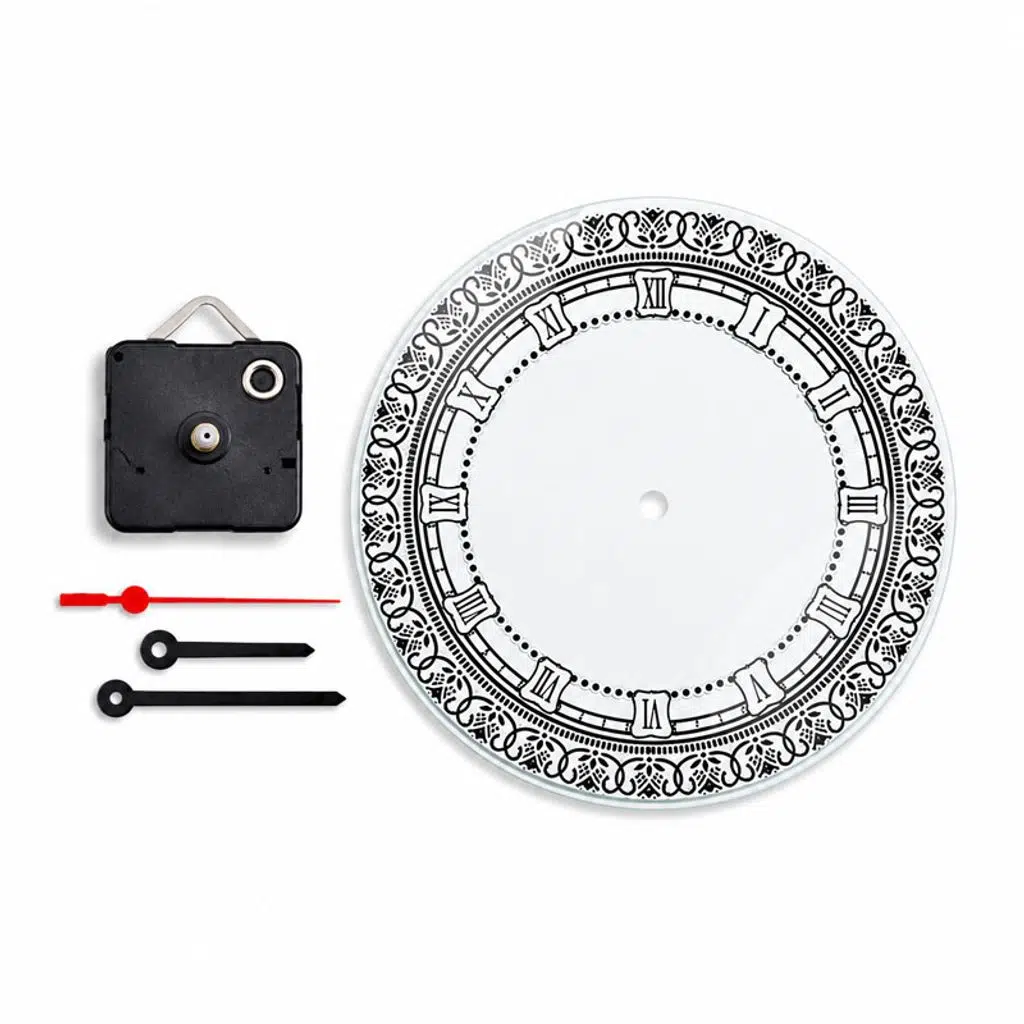 Sublimasyon Yuvarlak Cam Saat 20 cm