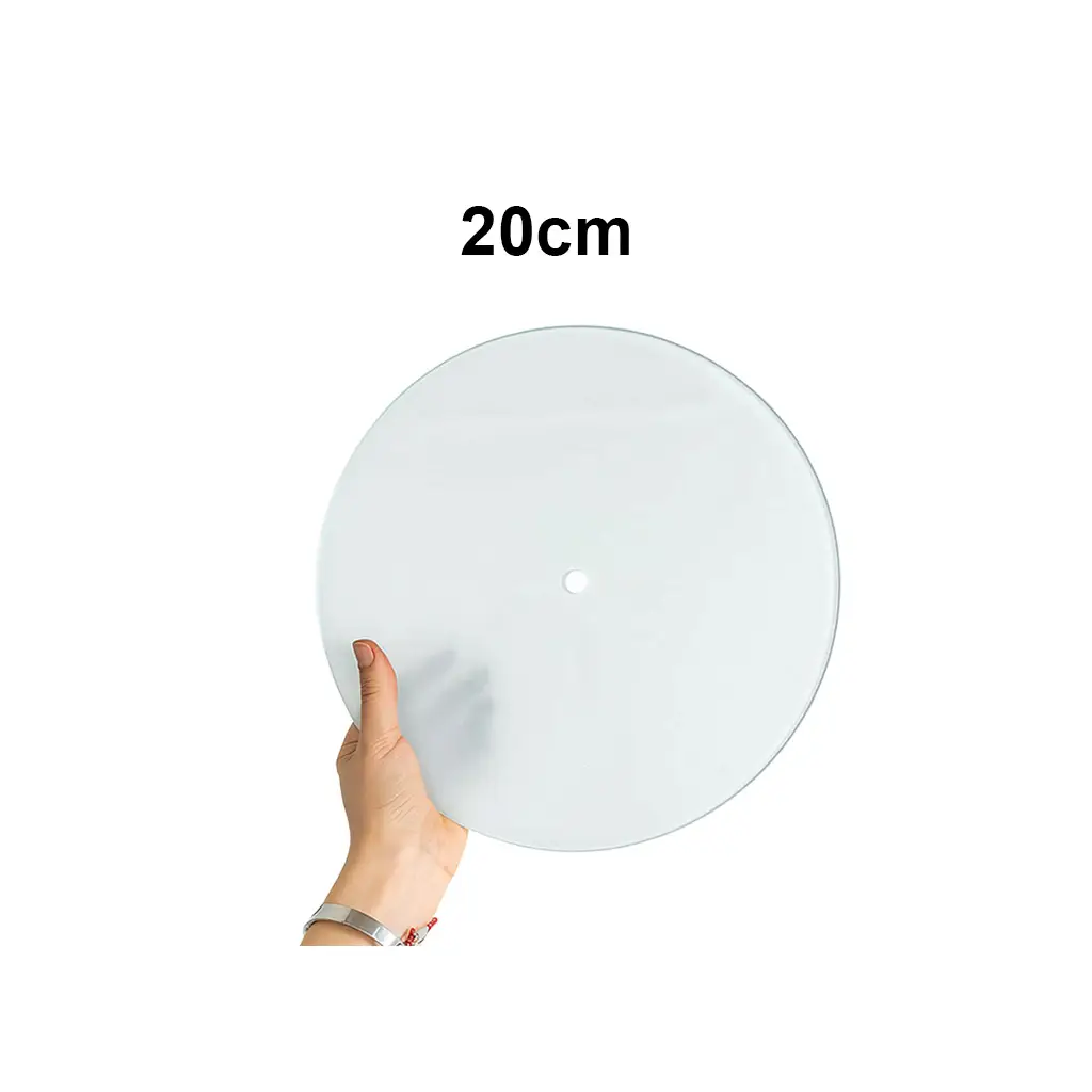 Süblimasyon Yuvarlak Saat Camı - 20cm