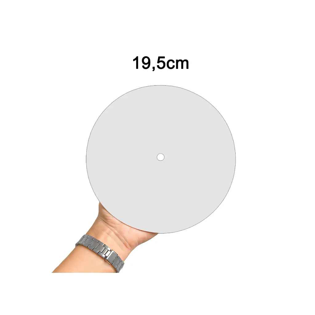 Süblimasyon Yuvarlak Saat Metali - 19,5cm