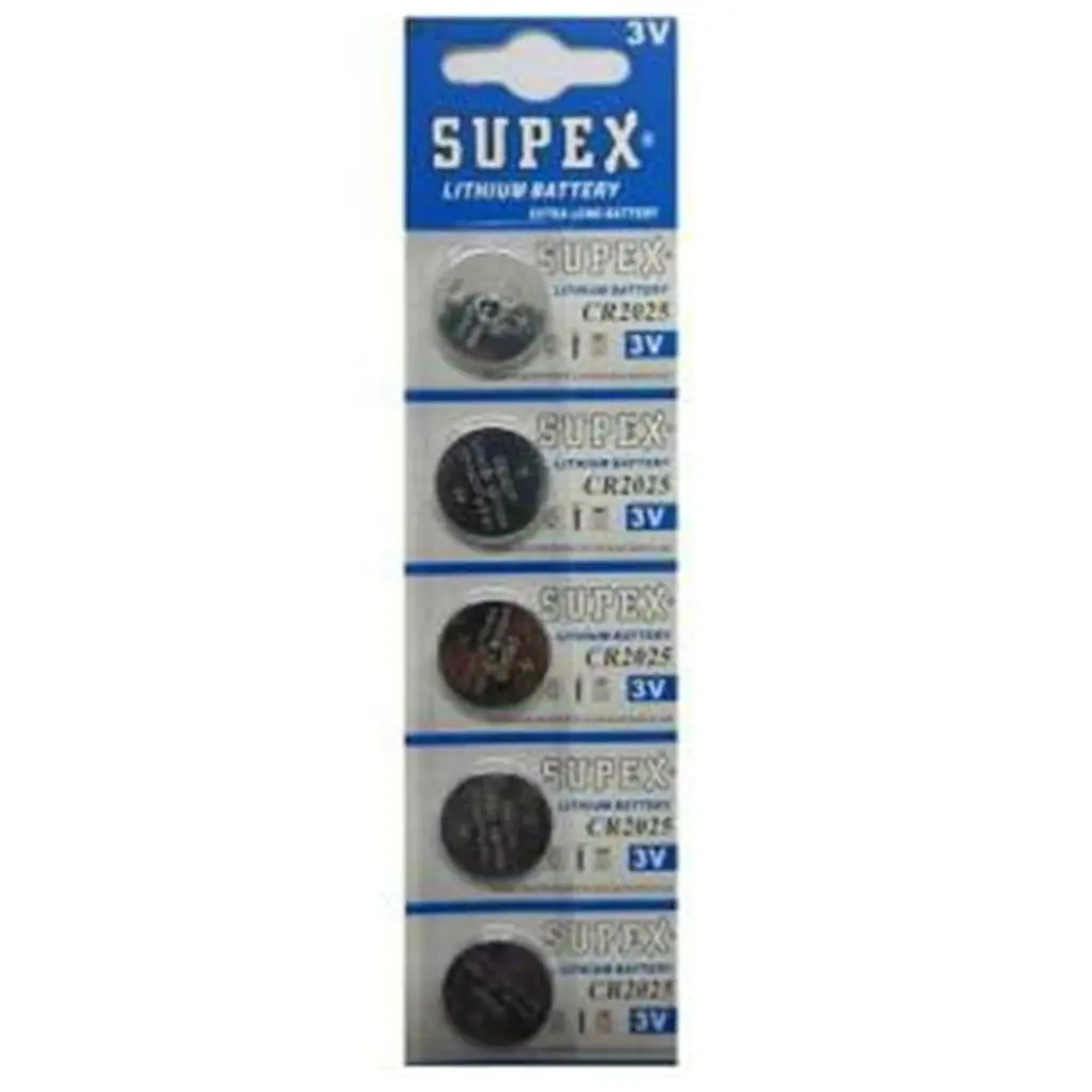 Supex Cr2025 3V Lityum 5Li Blister Pil