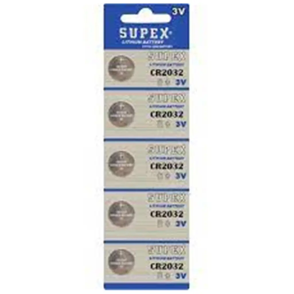 Supex Cr2032 3V Lityum 5Li Blister Pil