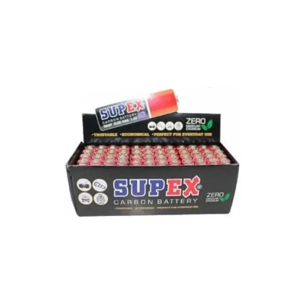 Supex R03 Çinko 60lı İnce Kalem Pil