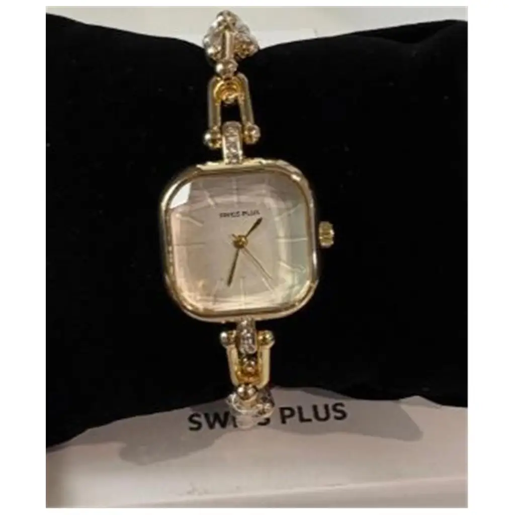 Swiss Plus Woman Watch Model-7 ST0227KBL Gold(Kol Saati)