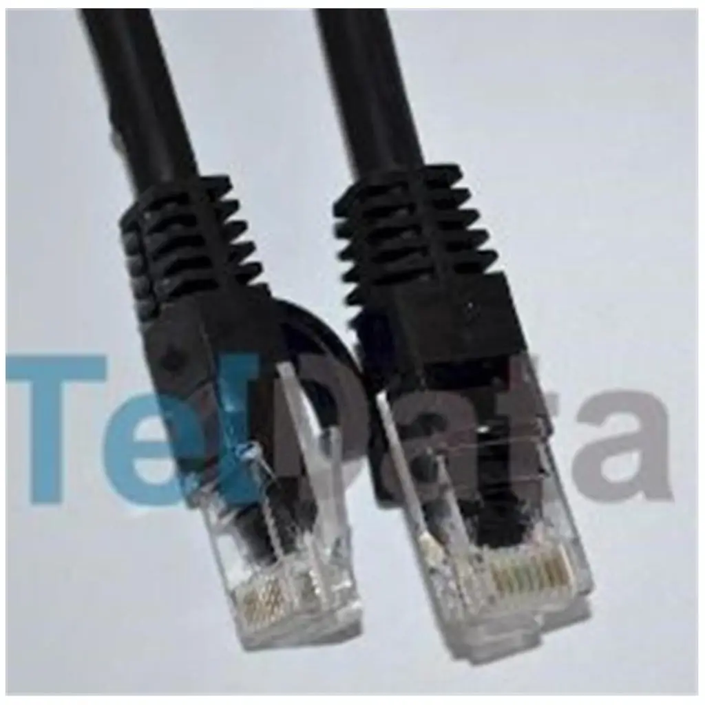 Teldata TLD-3000S Cat6 30MT Siyah Utp Patch Kablo