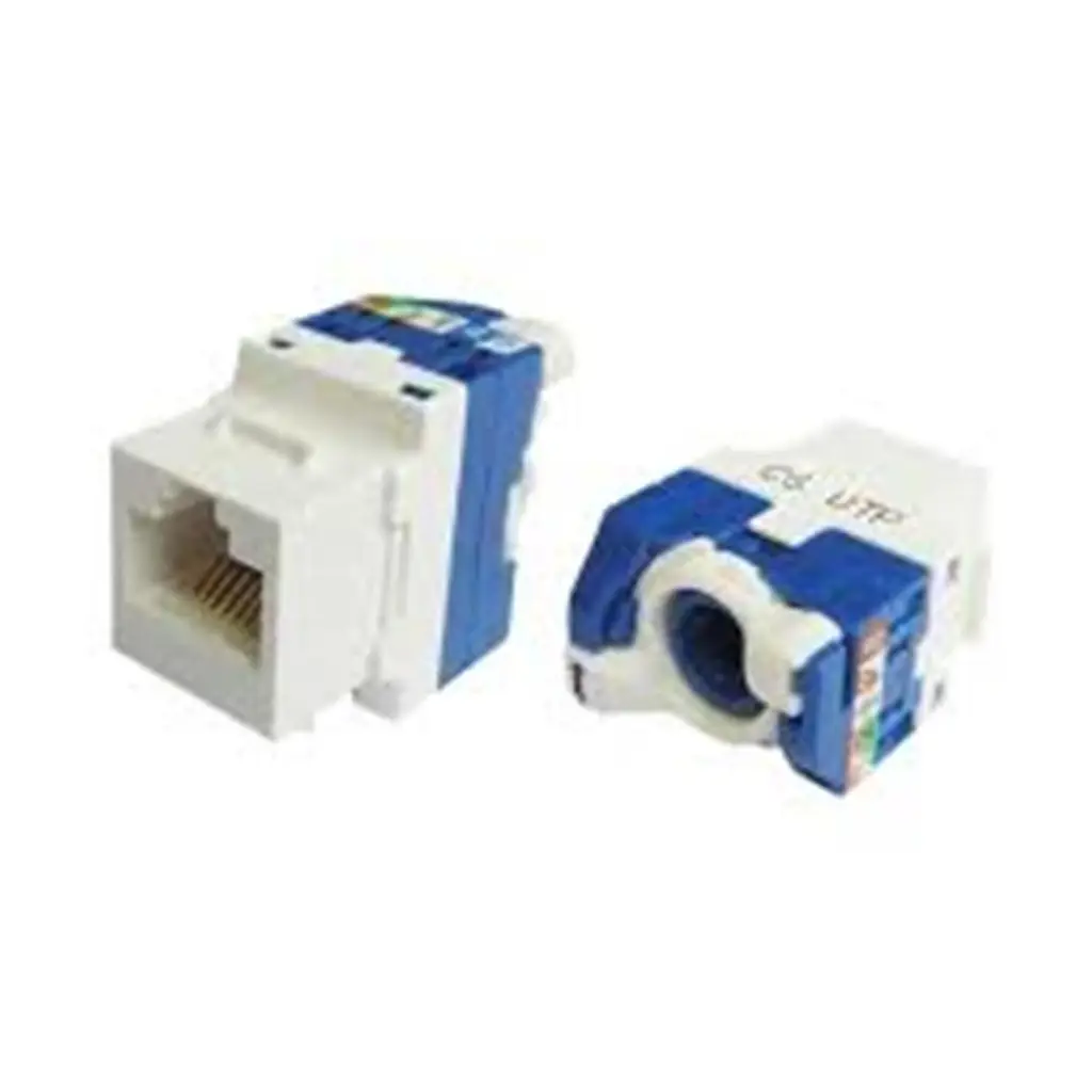 Teldata TLD-UTP180 CAT6 180° UTP Keystone Jack 10 lu Paket Legrand Type