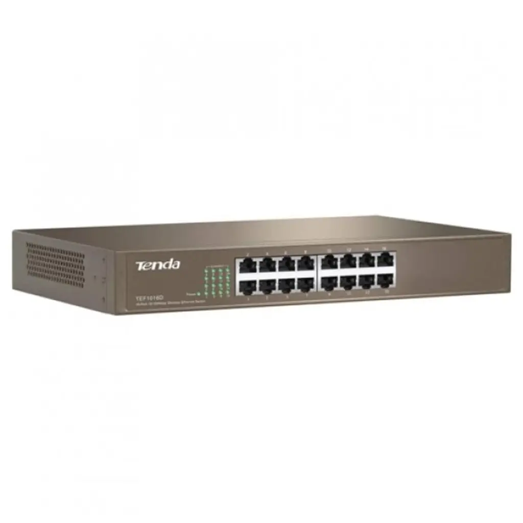 Tenda TEF1109D 8 Port 10-100 Mbps Switch Çelik Kasa Rack Mount