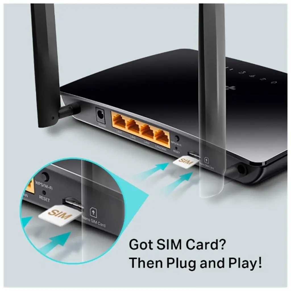 TP-Link Archer MR402 AC1200 4G LTE Dual-Band Wı-Fı Router