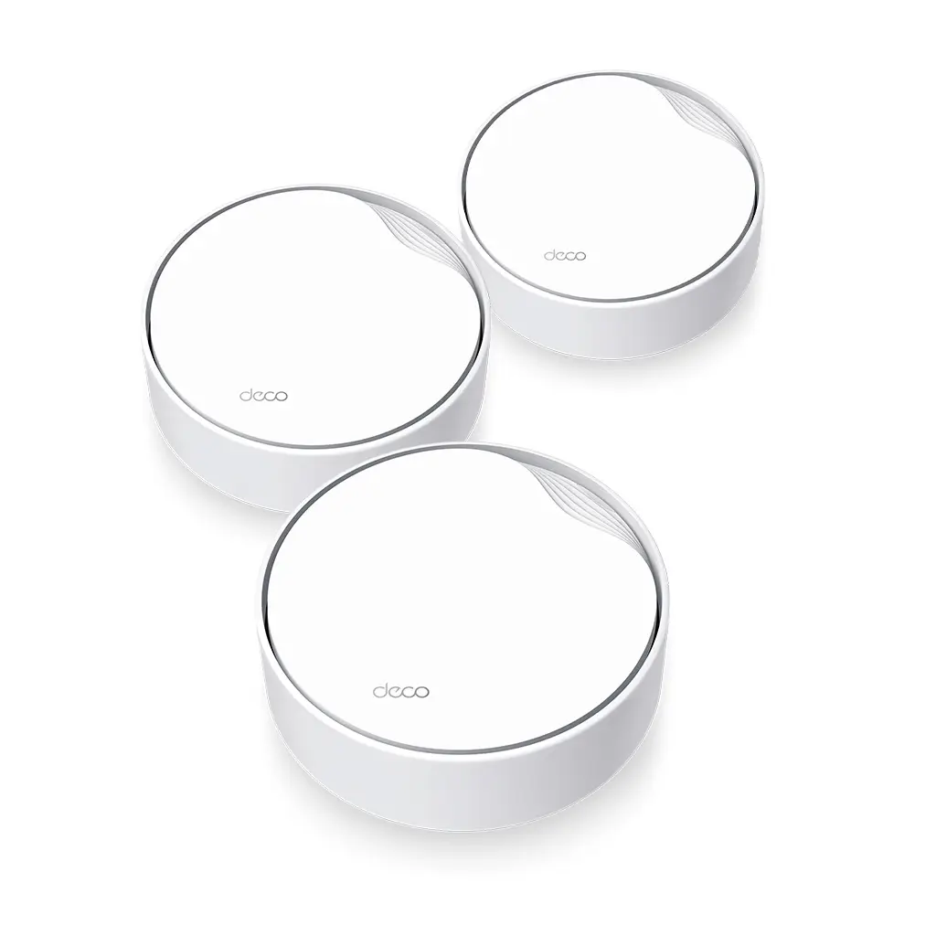 TP-LINK DECO-X50-POE, AX3000, Üçlü Mesh, 3000Mbps, Dual Band, WiFi6, 3Port Gigabit Lan, 600m2 Çekim Alanı, Router, Geniş Alan İnternet Ağı Sağlayıcısı