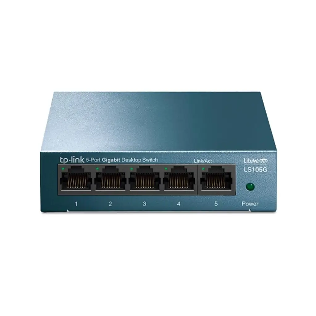 Tp-Link LS105G 5 Port 10-100-1000 Mbps Switch Metal Kasa