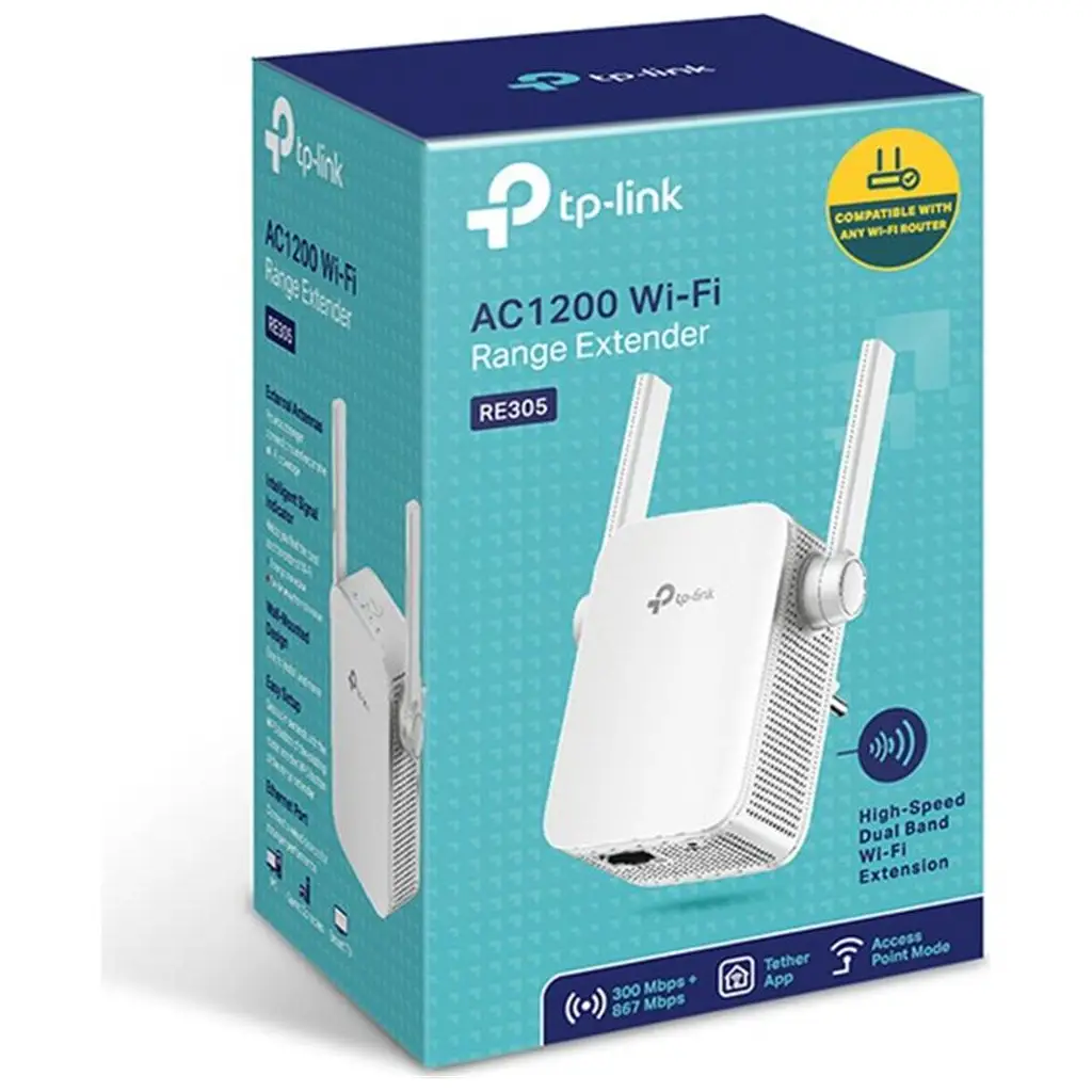 Tp-Link RE305 867 Mbps Wifi Range Extender-Menzil Genişletici AC1200