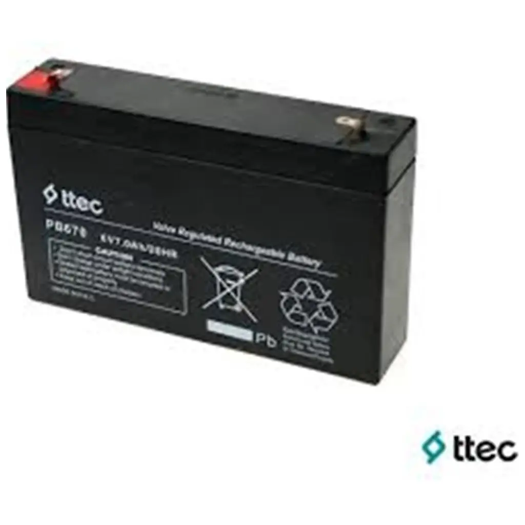 Ttec 6V 7AH Bakımsız Kuru Akü