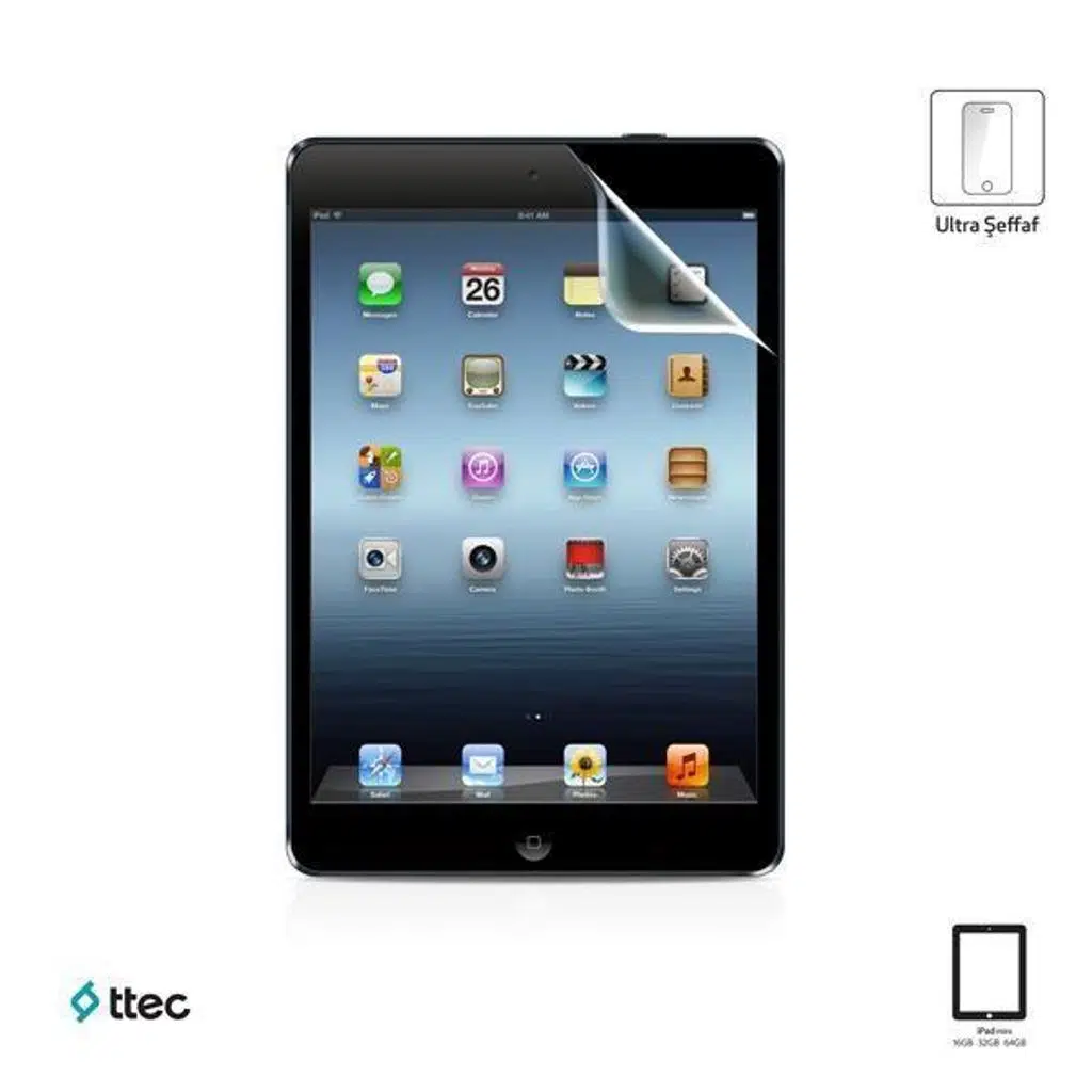 Ttec iPad Mini Ultra Şeffaf Ekran Koruyucu 2eku2003