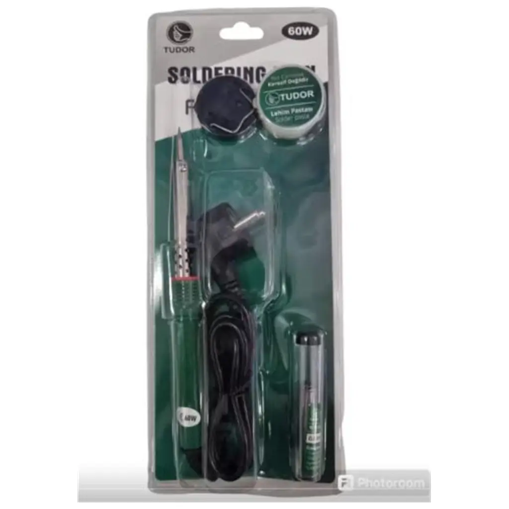 TUDOR SOLDERING IRON KALEM HAVYA SETİ 60W HB-S026