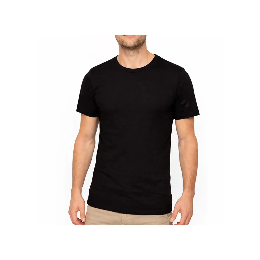 Unisex Siyah T-Shirt %100 Pamuklu
