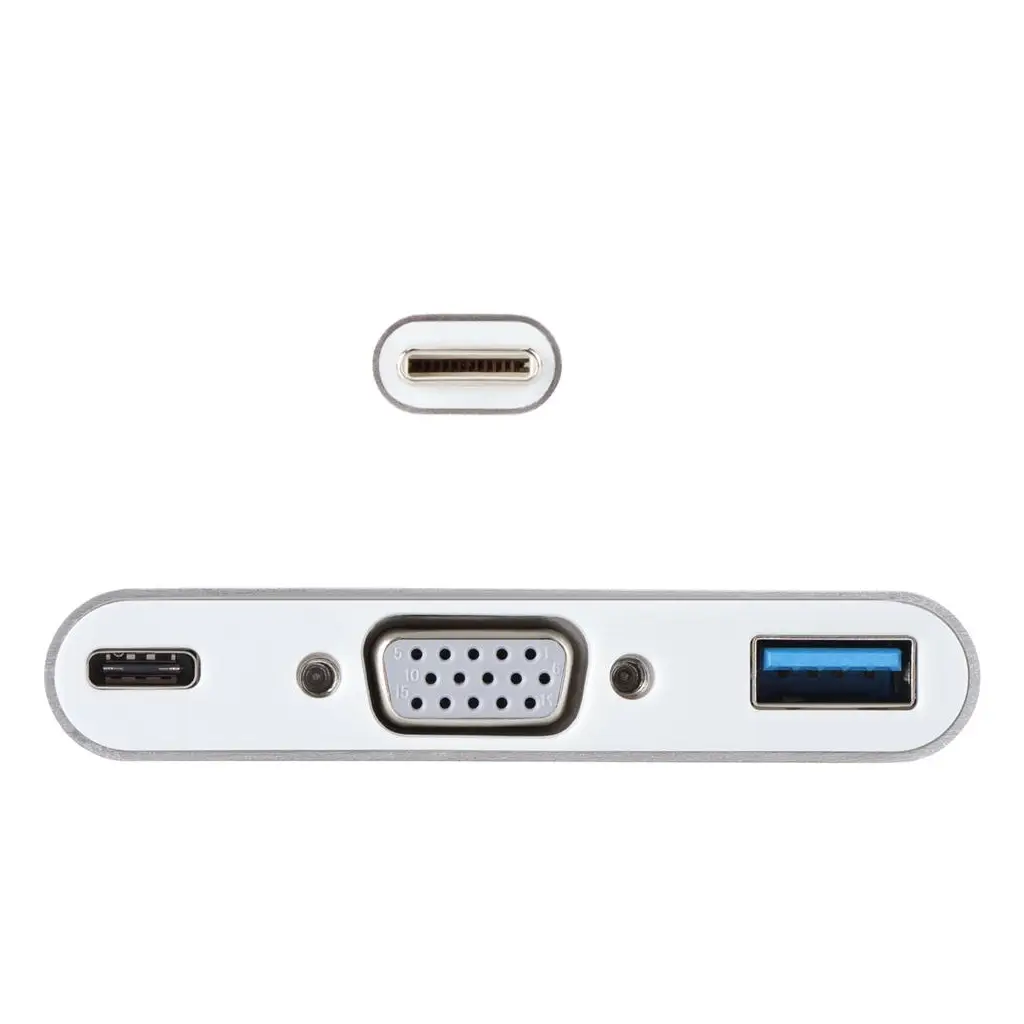 Vcom CU426M Type-C-M To Vga-F Usb 3.0-F Type-C-F Çevirici