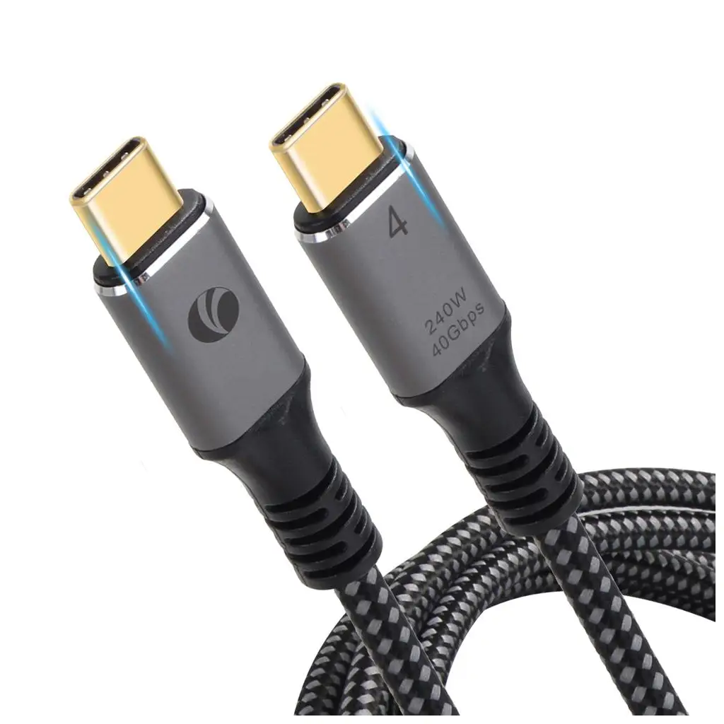 Vcom CU541M-1.2 Type-C USB4 40Gbps Data 240W 1.2m Şarj Kablosu