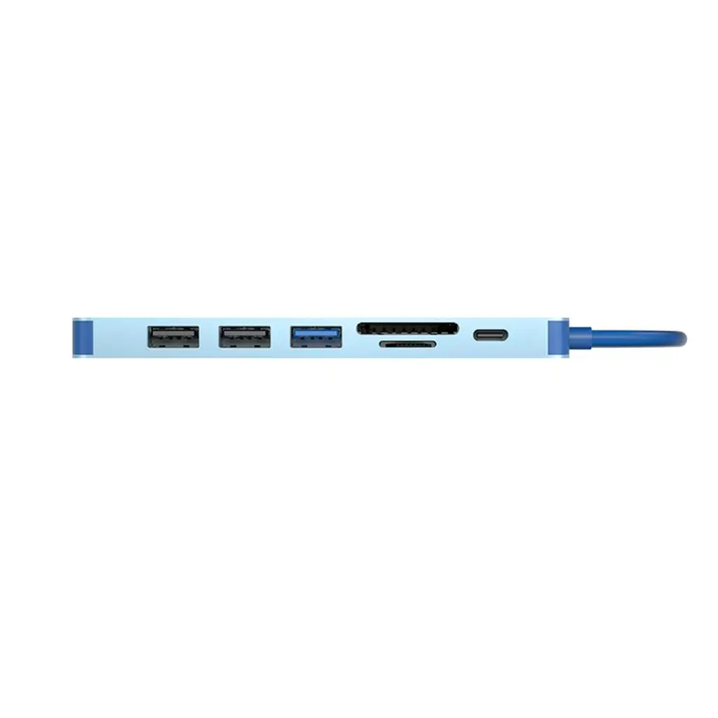 Vcom CUE18 Type-C To Hdmi(4K@30Hz)+Usb3.0+Usb-A2.0+SD2.0+TF2.0+Pd 3.0 100W Çoklayıcı