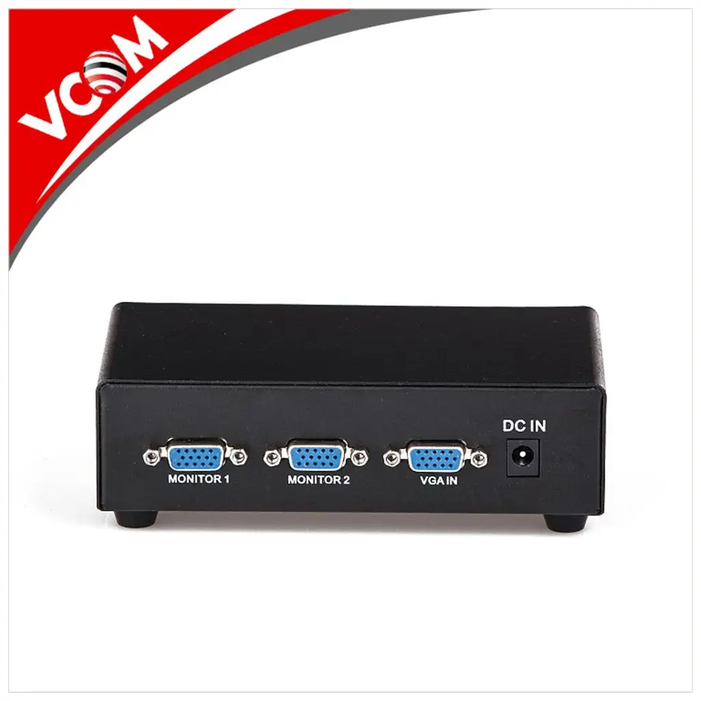 Vcom DD132 1-2 Port 350MHZ Metal Vga Splitter