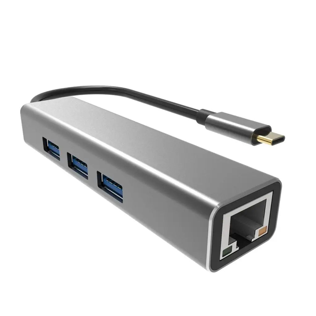 Vcom DH311A Type-C To USB3.0-3+RJ45 Çoklayıcı