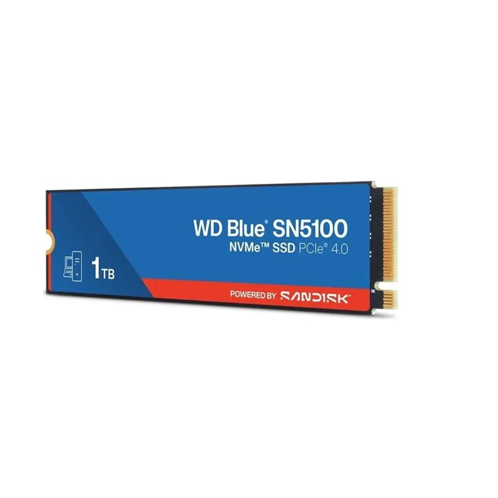 Wd 1TB Blue SN5100 Pcı-4.0 7100MB-S 6700MB-S WDS100T5B0E M2 SSDDisk