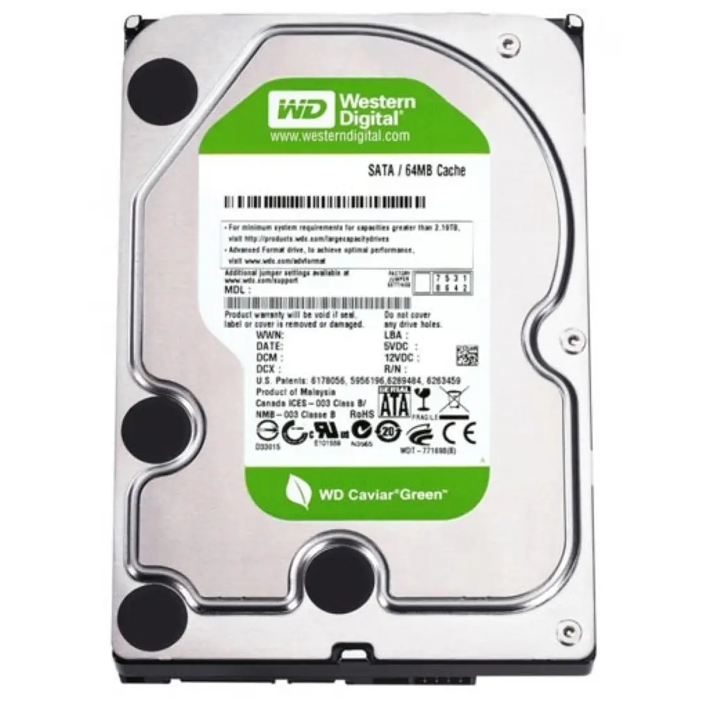 Wd 1Tb Wd10Eurx 7-24 3,5" 64Mb 5400Rpm Harddisk (İthalat)