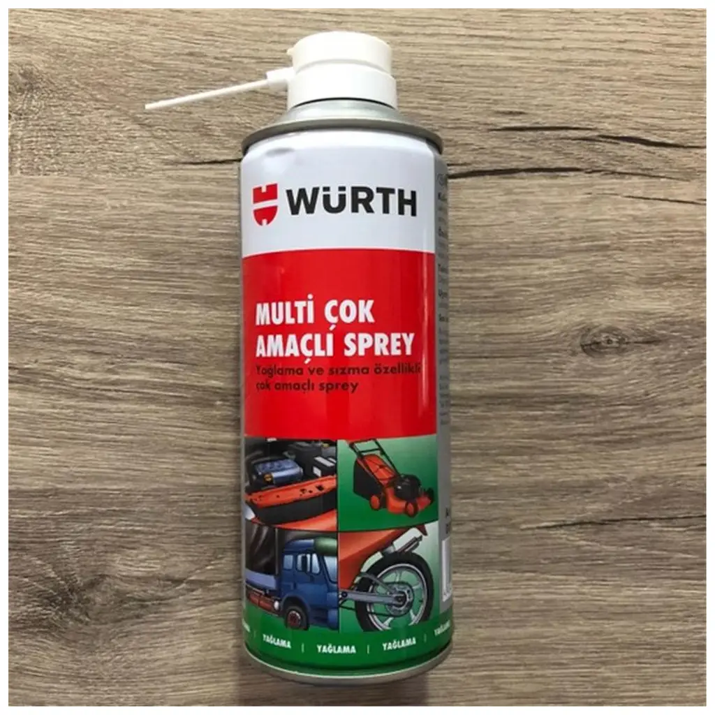 Würth 0893 055 40 400ml Multi Çok Amaçlı Sprey Yağlama Ve Sızma Özellikli