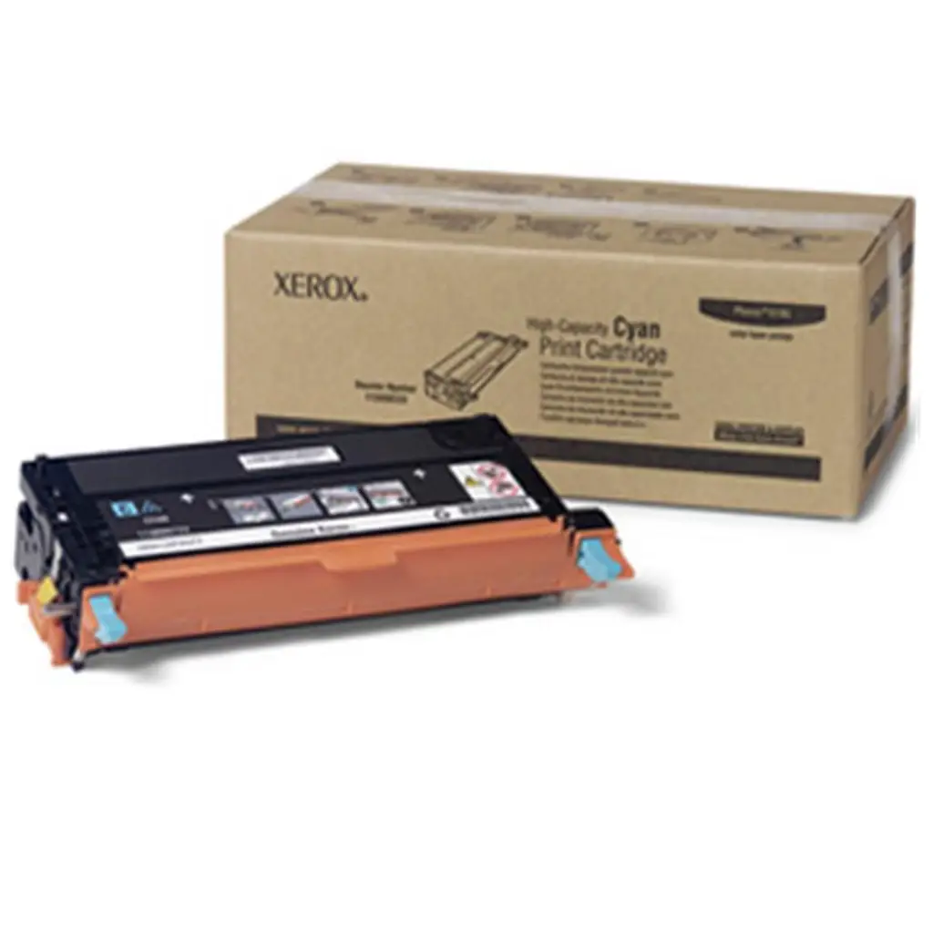 Xerox 113R00723 Phaser 6180-6180MFP Yüksek Kapasite Cyan Mavi Toner 6.000 Sayfa