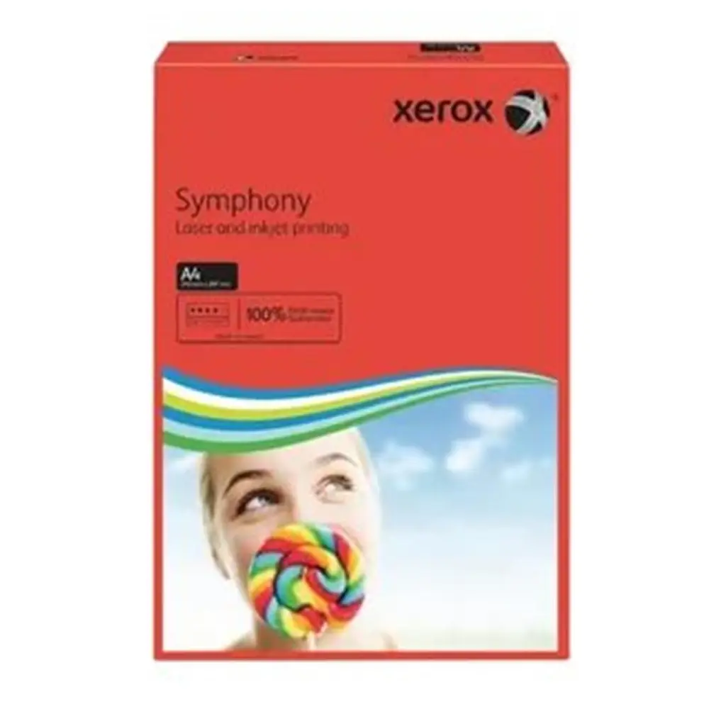 Xerox 3R93954 A4 Symphony Kırmızı 80gr
