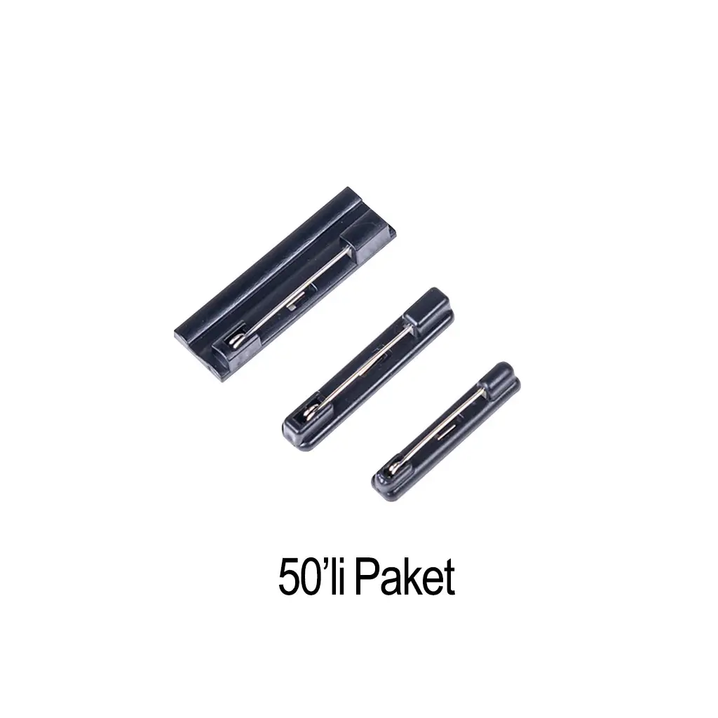 Yaka Kartı İğnesi - 50'li Paket
