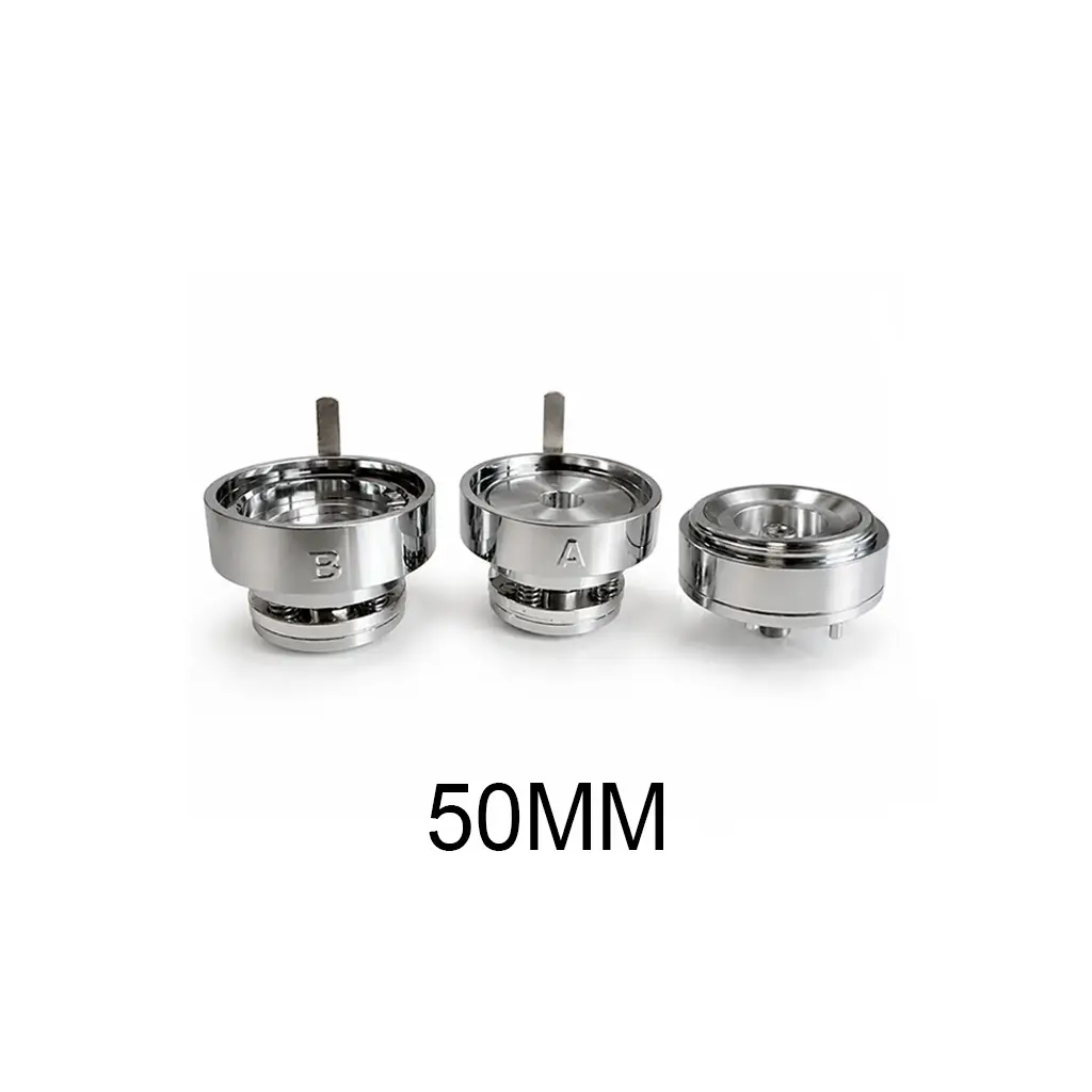 Yuvarlak Buton Rozet Kalıbı - 50mm