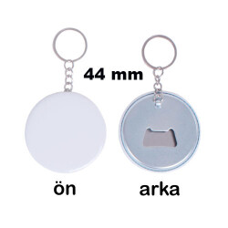 Uv Baskı İçin 44 mm Açacaklı Anahtarlık (50 adet) - 2
