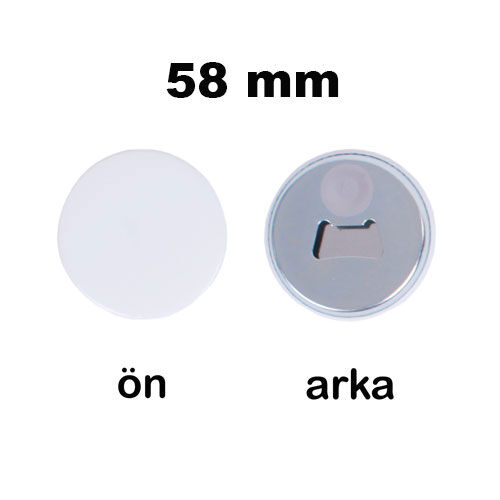 Uv Baskı İçin 58 mm Magnet Açacak (50 adet) - 2
