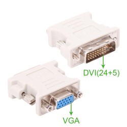 Vcom CA301 Dvi 24+5 Erkek To Vga Dişi Dönüştürücü - 1