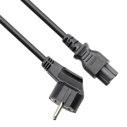 Vcom CE022-1.8 0.50MM2 Notebook 1.8MT Power Elektrik Kablosu - 1