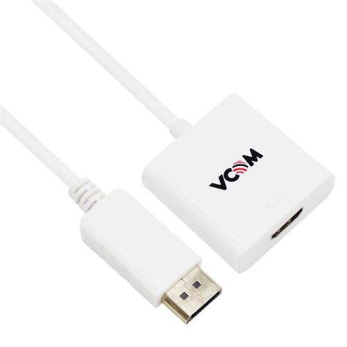 Vcom CG601-0.15 Beyaz Display Port Erkek To Hdmi Dişi Dönüştürücü - VCOM