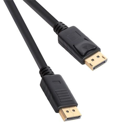 Vcom CG631-1.8 Siyah 1.8MT 1.2V Dp-M-Dp-M Kablo - VCOM