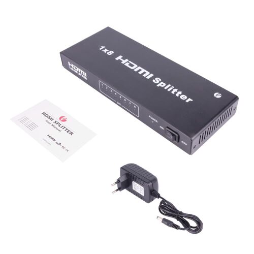 Vcom DD418A 1-8 Port 1.4V 3D Metal Hdmi Splitter - VCOM (1)