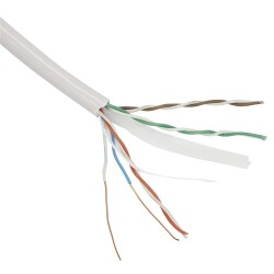 Vcom NC614-100 Utp Ca6 23 AWG 0.57CCA 100MT Gri Kablo - 1