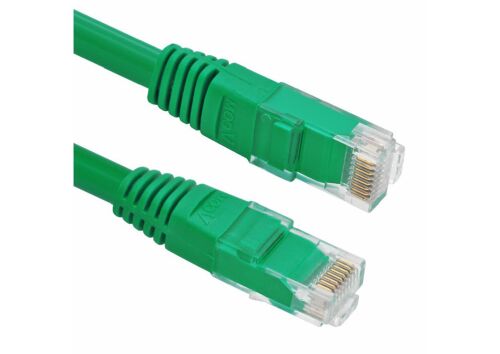 Vcom NP611B-N-5.0 Cat6 5.0MT Yeşil Utp Patch Kablo - VCOM