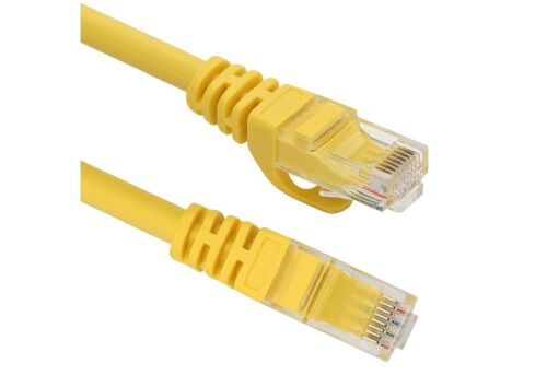 Vcom NP611B-Y-5.0 Cat6 5.0MT Sarı Utp Patch Kablo - 1