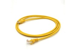 Vcom NP611B-Y-5.0 Cat6 5.0MT Sarı Utp Patch Kablo - 2