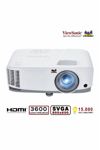 Viewsonic PA700X DLP XGA(1024x768) 4500AL 2xHDMI 1xVGA 12.500:1 Hoparlör Projeksiyon - 1